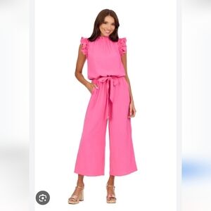 NWT...Arlette Jumpsuit by Mud Pie. Size LARGE NEW